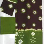 Sungudi cotton hand-bandhini print churidar material wheel design - Image 2
