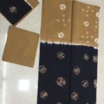 Sungudi cotton hand-bandhini print churidar material wheel design - Image 3