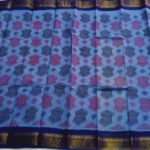 Double side  tissue zari border Sungudi cotton sarees