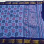 Double side  tissue zari border Sungudi cotton sarees - Image 2