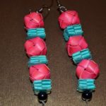 Pulicat (Pazhaverkadu) Palm leaf Bangles & Earrings, Pack of 4 - Image 3