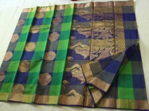Coimbatore Kora Cotton Saree With Blouse Piece