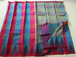 Coimbatore Kora Cotton Saree With Blouse Piece