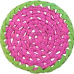 Pulicat (Pazhaverkadu) Palm Leaf Coasters, set of 4 - Image 3
