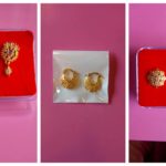 Chidambaram Covering - Gold Plated (micro) Earrings, Combo of 3
