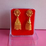 Chidambaram Covering - Gold Plated (micro) Earrings, Combo of 3 - Image 2