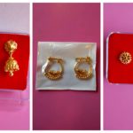 Chidambaram Covering - Gold Plated (micro) Earrings, Combo of 3