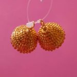Chidambaram Covering - Gold Plated (micro) Earrings, Combo of 3 - Image 2
