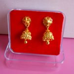 Chidambaram Covering - Gold Plated (micro) Earrings, Combo of 3 - Image 2