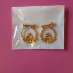 Chidambaram Covering - Gold Plated (micro) Earrings, Combo of 3 - Image 4