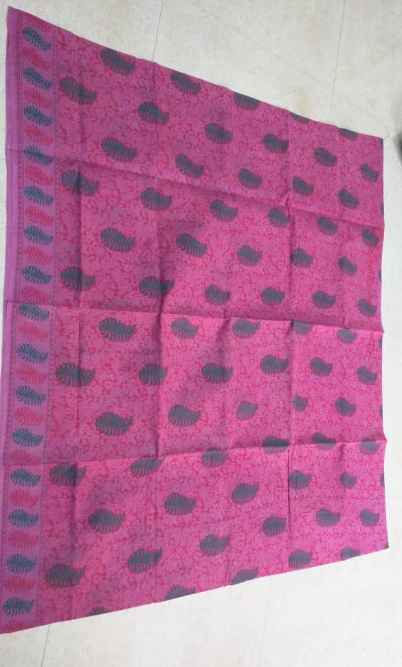 Hand-dyeing & hand-printed Sungudi cotton sarees - Image 2