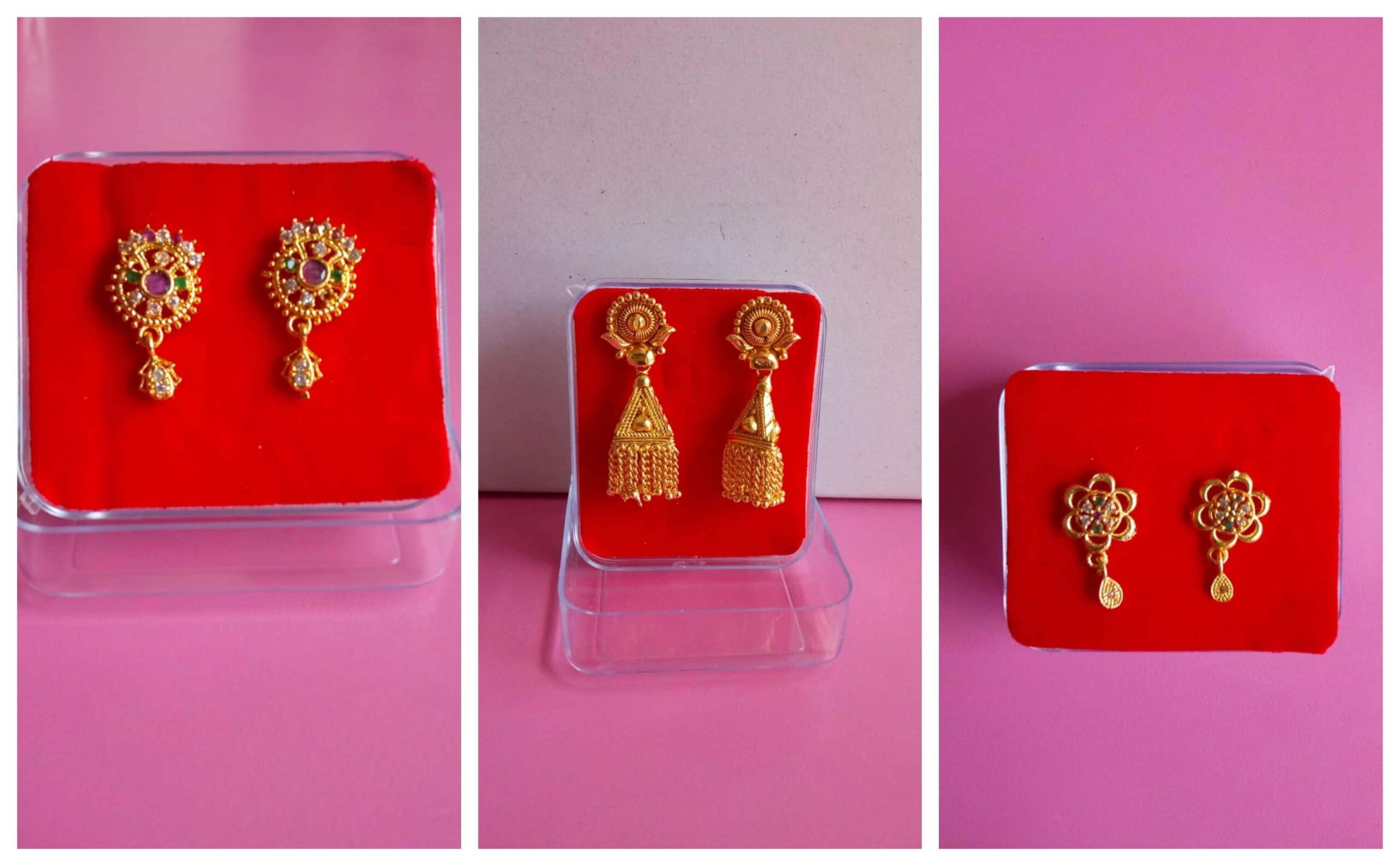 Buy Trendy Small Gold Earring Design Gold Plated Earring Designs Imitation  Jewellery