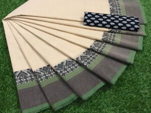 Jakkampatti pure cotton sarees, Sandal