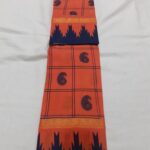 Chinnalapatti Sungudi Double side zari border hand-dyed hand-printed cotton sarees - Image 3