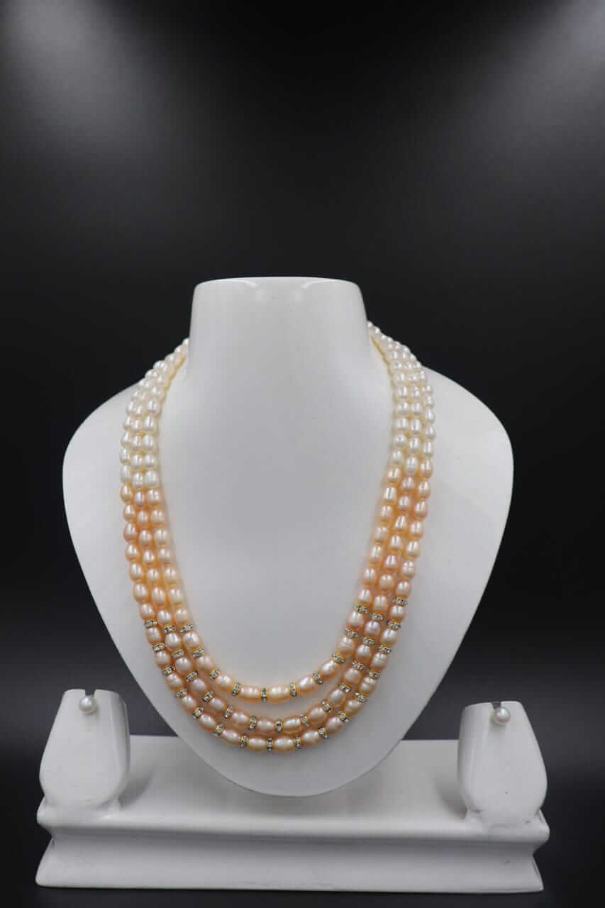 Hyderabad Pearl Necklace with Earrings - Native Things