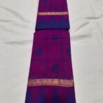 Chinnalapatti Sungudi Double side zari border hand-dyed hand-printed cotton sarees - Image 7