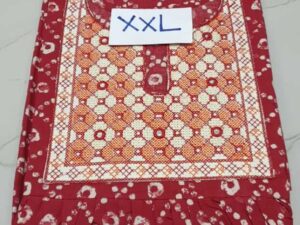 Dhalavaipuram Women's Designer embroidery Mirror work Cotton Nighty