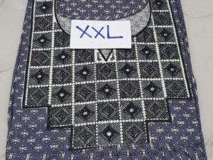 Dhalavaipuram Women's Designer embroidery Mirror work Cotton Nighty