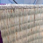 Aloevera fibre threaded hand-woven Plain Korai grass mat - Image 2