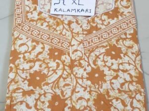 Dhalavaipuram Women's Swasthik Kalamkari Cotton Nighty