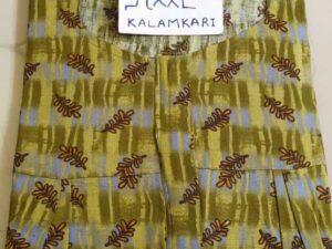 Dhalavaipuram Women's Swasthik Kalamkari Cotton Nighty