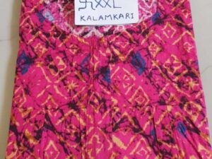 Dhalavaipuram Women's Swasthik Kalamkari Cotton Nighty