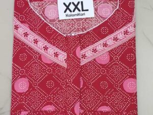 Dhalavaipuram Women's Swasthik Kalamkari Cotton Nighty