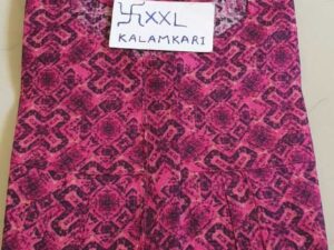 Dhalavaipuram Women's Swasthik Kalamkari Cotton Nighty