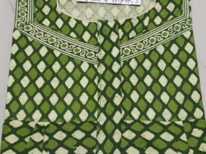 Dhalavaipuram Women's Swasthik Kalamkari Cotton Nighty