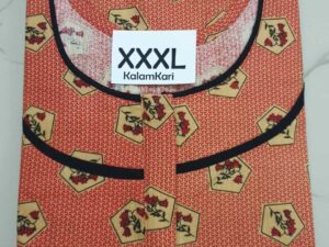 Dhalavaipuram Women's Swasthik Kalamkari Cotton Nighty