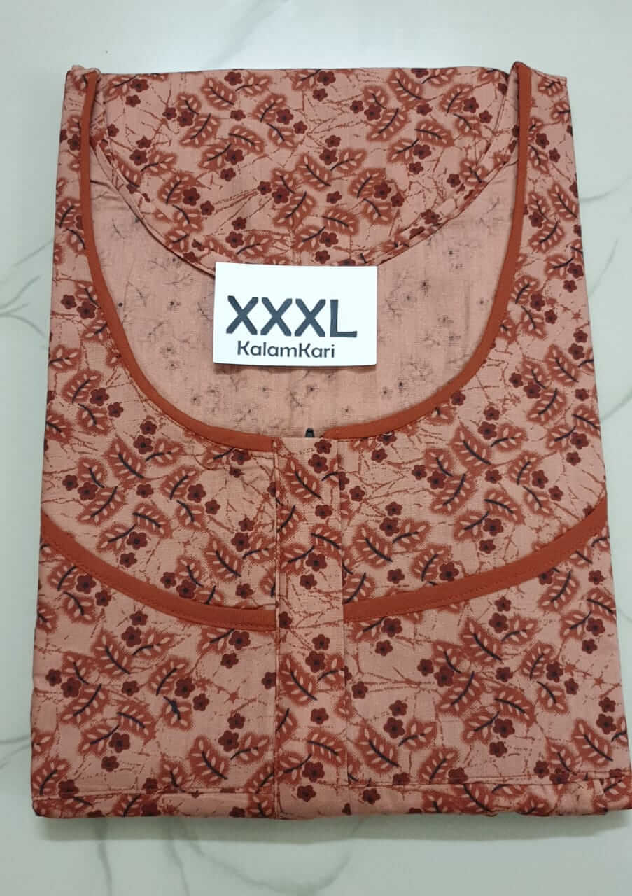 Kalamkari store nighty design