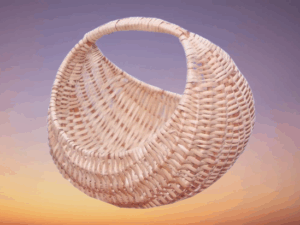 Handcrafted Walajapet Bamboo Pooja Basket – 10x10 Inch Eco-Friendly Puja Organizer