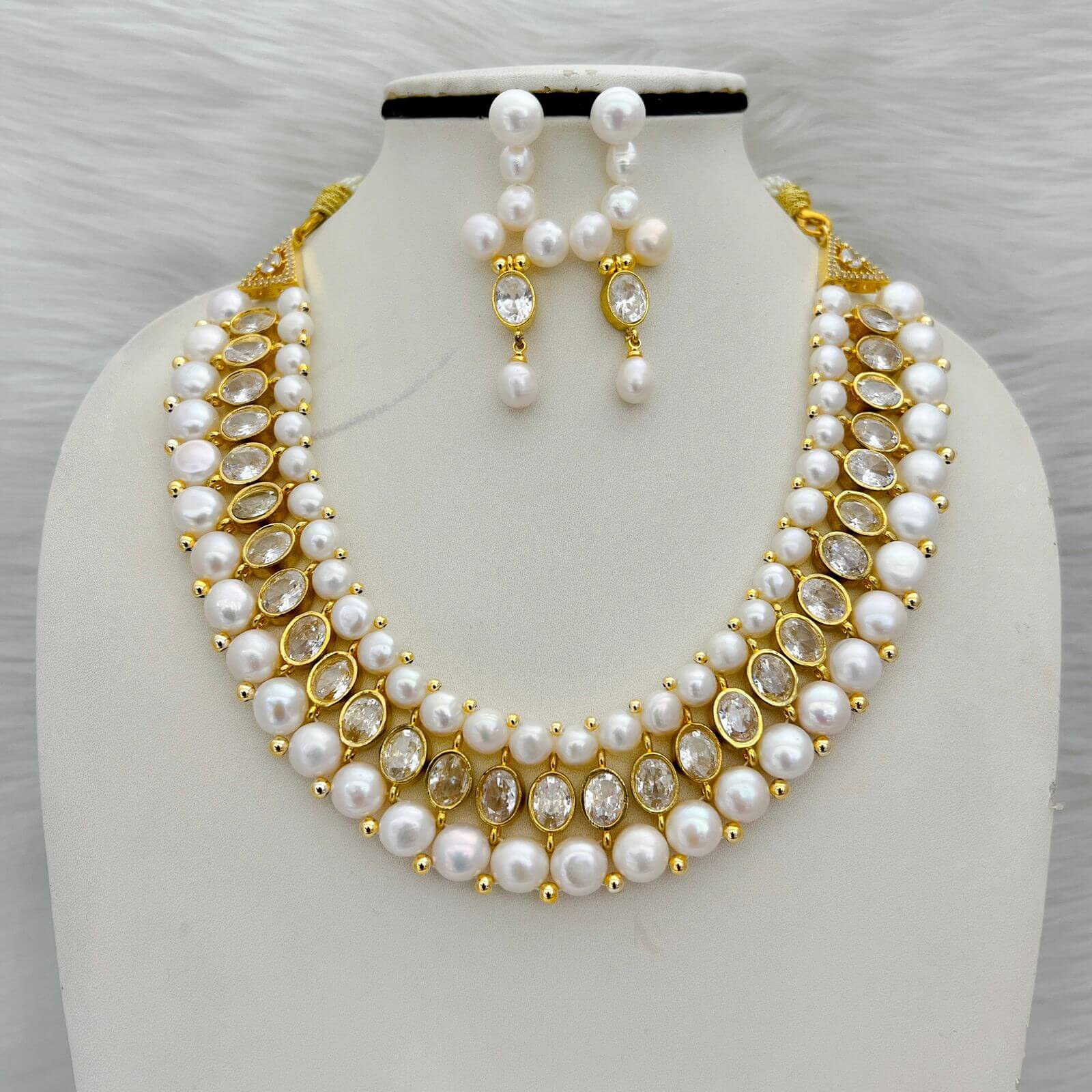 marvelous pearl tops earring set Delivery in Hyderabad -  HyderabadOnlineFlorists