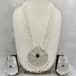 Hyderabad Pearl Necklace with Earrings