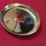 Kunnathur Sathram Bronze food plate - Image 2