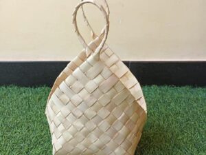 Kuzhithurai Conical Basket – 5x5 Inches Handmade Palm Leaf Basket