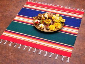 Handwoven bhavani pooja carpet